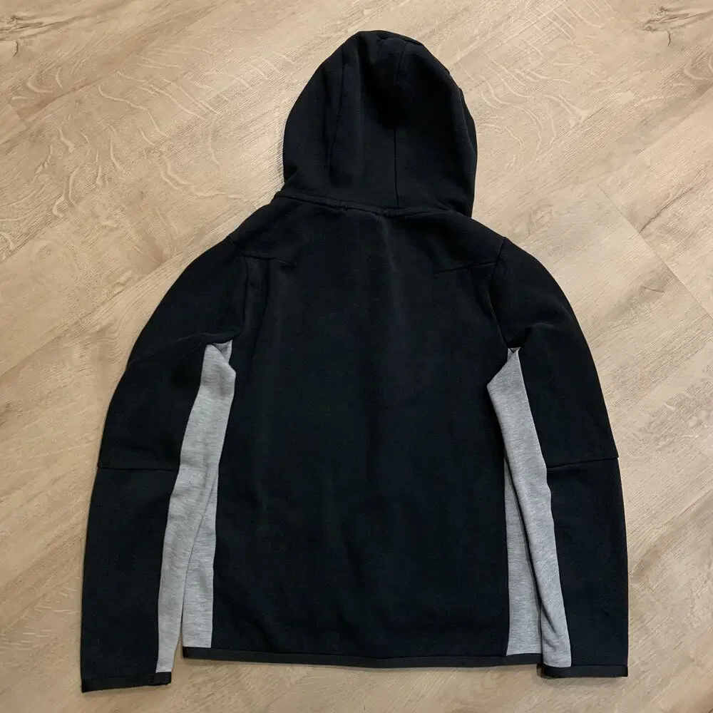 Nike Sportswear Tech Fleece Full Zip Hoodie Sweatshirt Youth Boys Medium M Gray